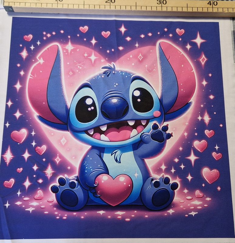 Sommersweat Stitch Panele 42x42cm breit Sommersweat Stitch Panele 42x42cm breit