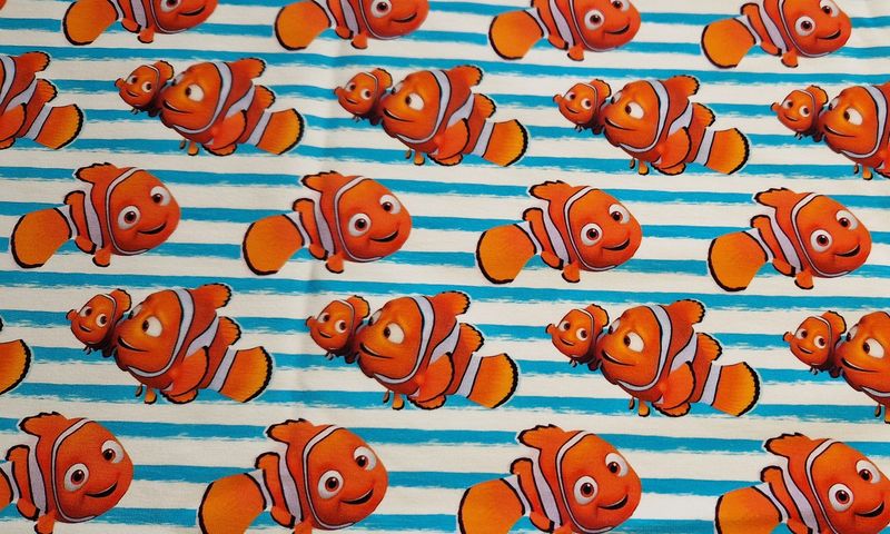 Sommersweat Fische 50cm x 180cm breit Sommersweat Fische 50cm x 180cm breit