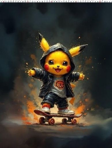 Sommersweat Pokemon Pikatschu Panele 70x180cm Sommersweat Pokemon Pikatschu Panele 70x180cm