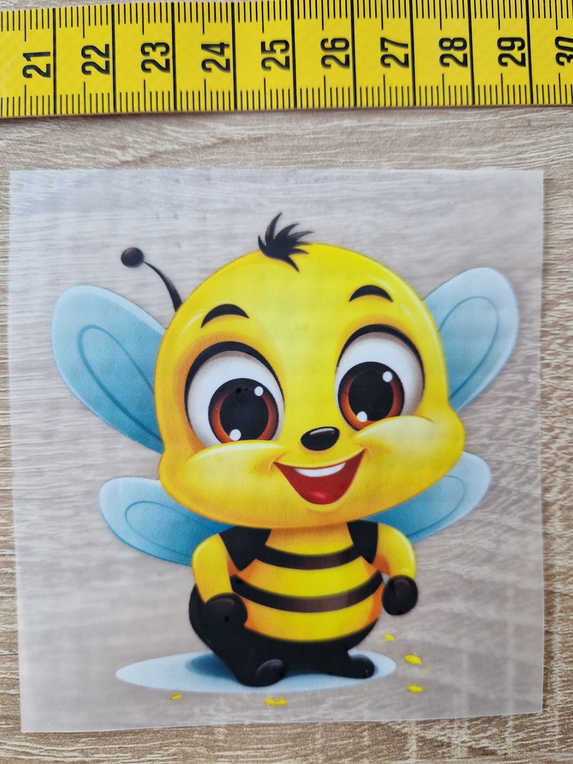Bügelbild Biene ca 9x9cm