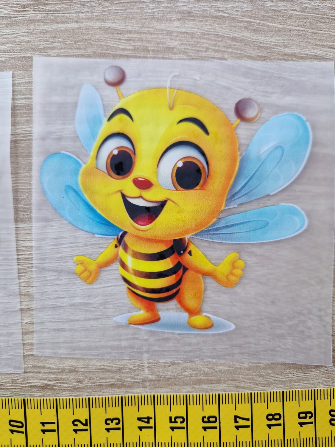 Bügelbild Biene ca 9x9cm