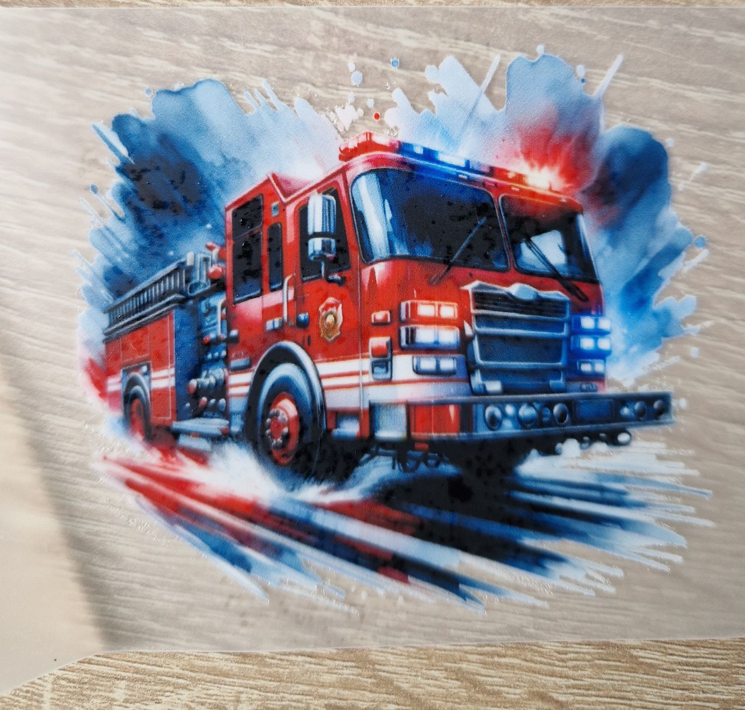 Bügelbild Feuerwehr ca 9cm 