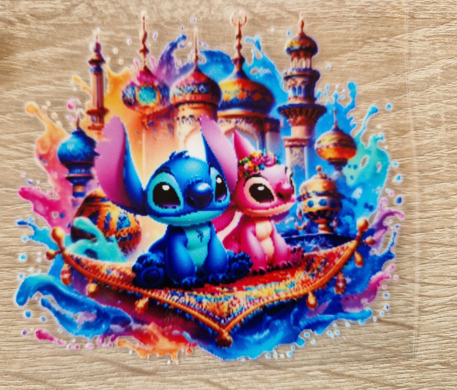 Sticker für Tassen Gläser usw 10x10cm ( Glas ist nicht enthalten,nur Beispiel)