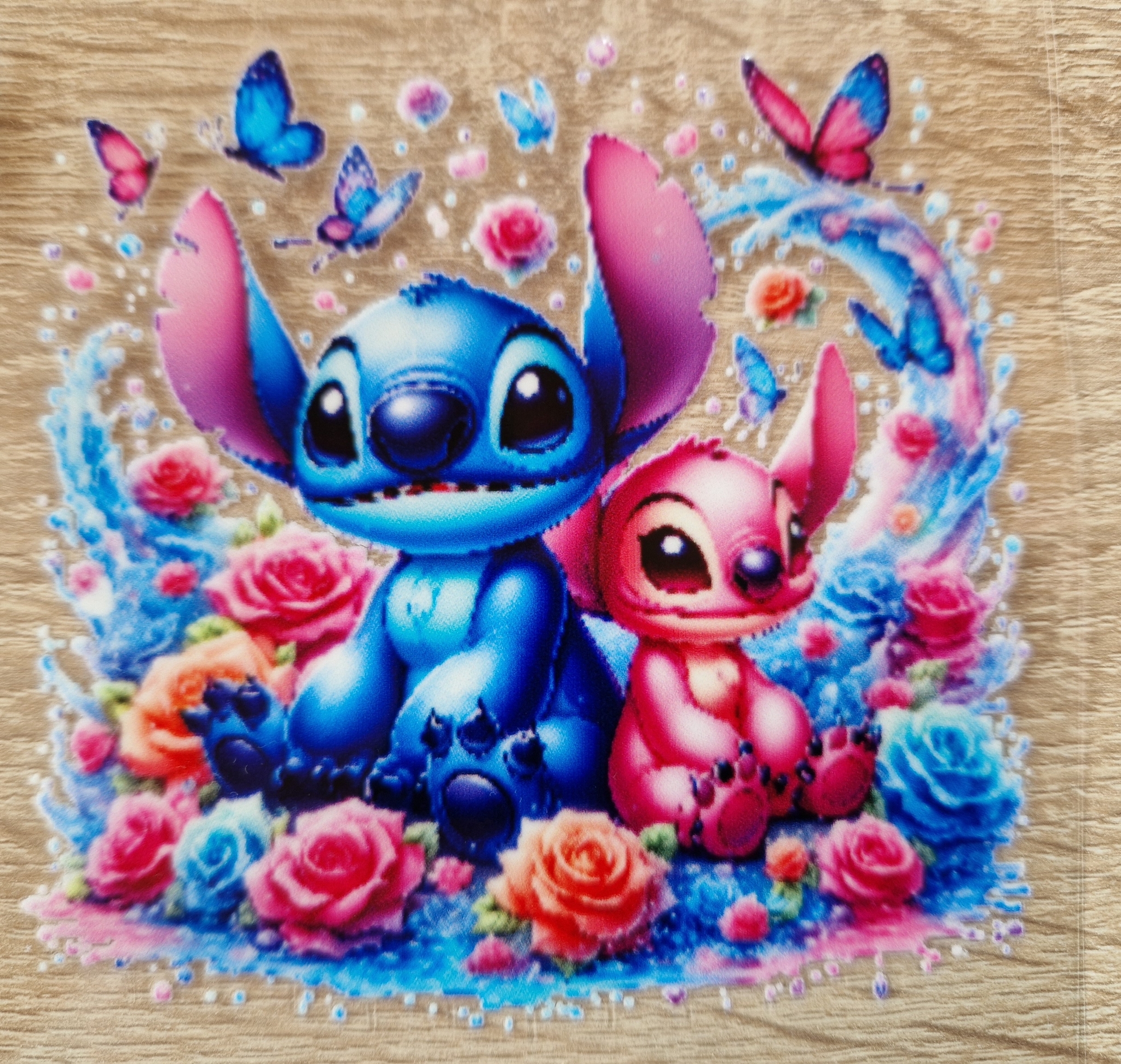 Sticker für Tassen Gläser usw 10x10cm ( Glas ist nicht enthalten)
