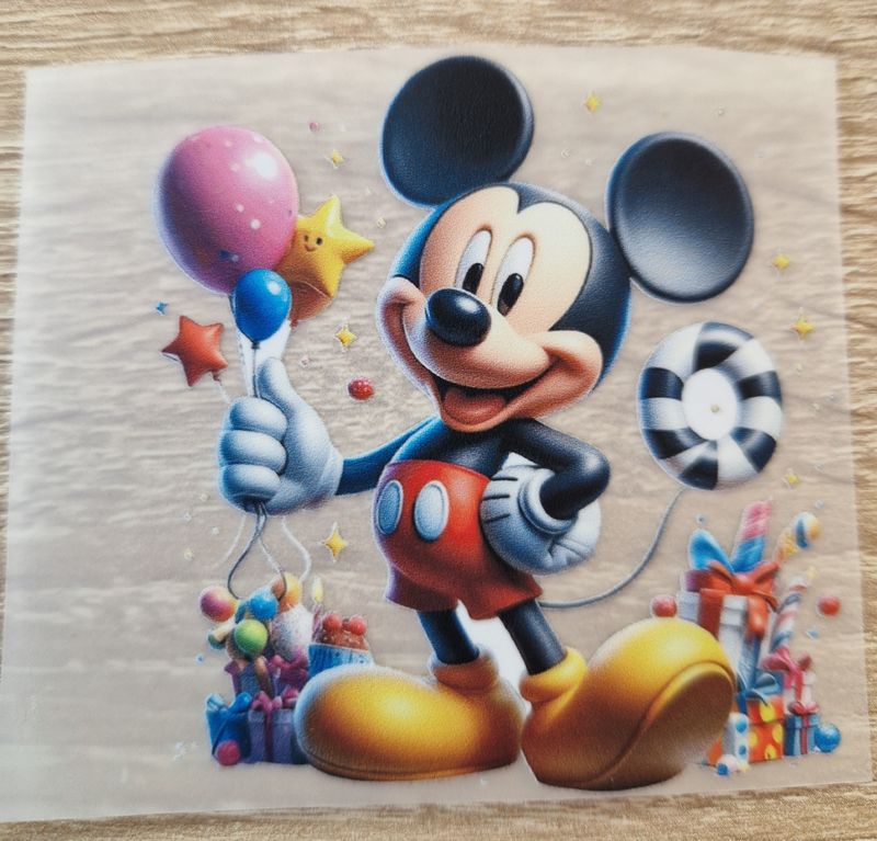 Bügelbild Micky Minnie Maus ca 6x6cm Bügelbild Micky Minnie Maus ca 6x6cm