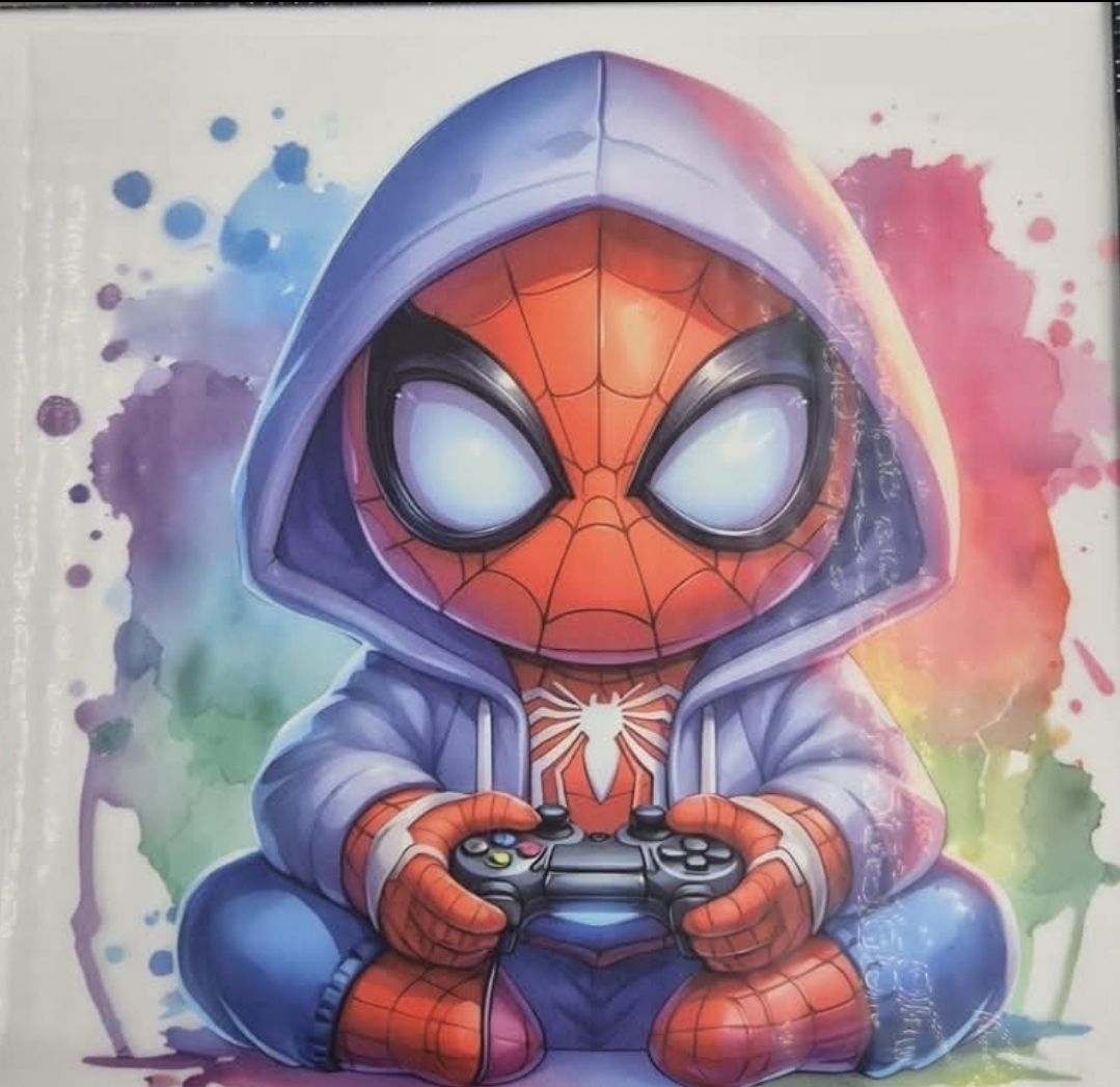 Bügelbild Spidey 10x10cm Lieferung Ende Juni 
