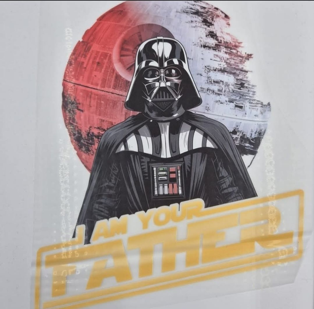 Bügelbild Star Wars 20x20cm Ende Juni 