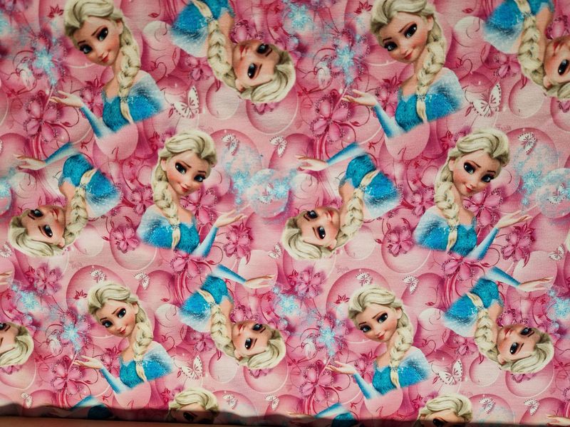 Sommersweat Elsa rosa 50cm x 180cm breit 