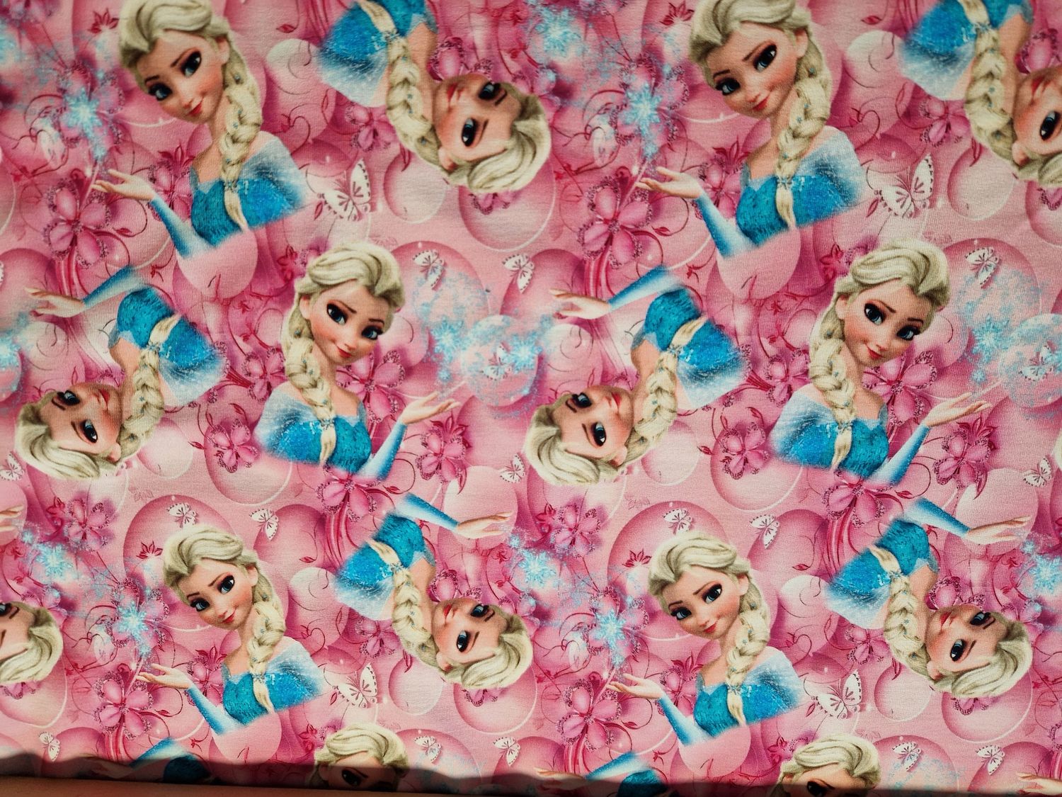 Sommersweat Elsa rosa 50cm x 180cm breit 