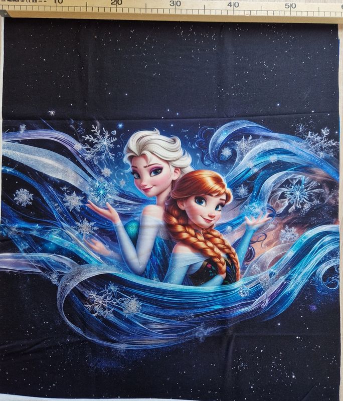 Sommersweat Elsa Frozen Panele 60x70cm hoch Sommersweat Elsa Frozen Panele 60x70cm hoch