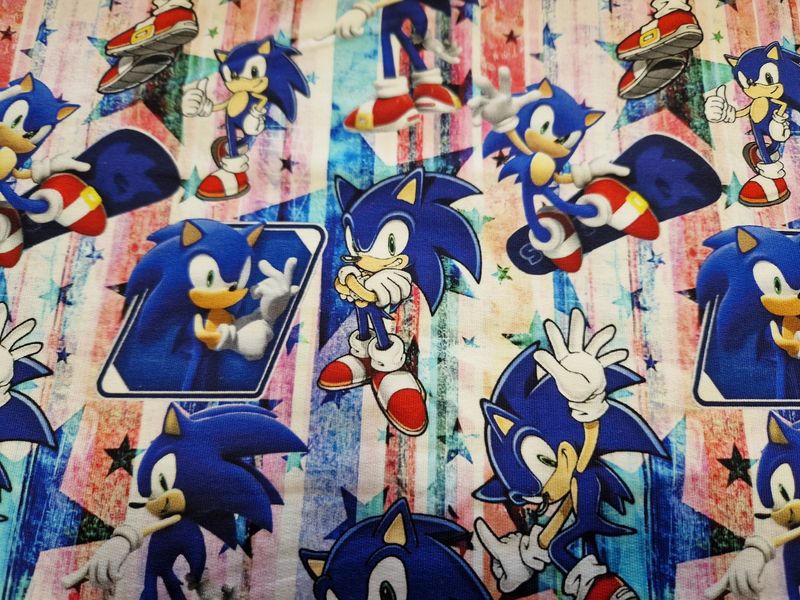 Sommersweat Sonic 35cm x 180cm breit 