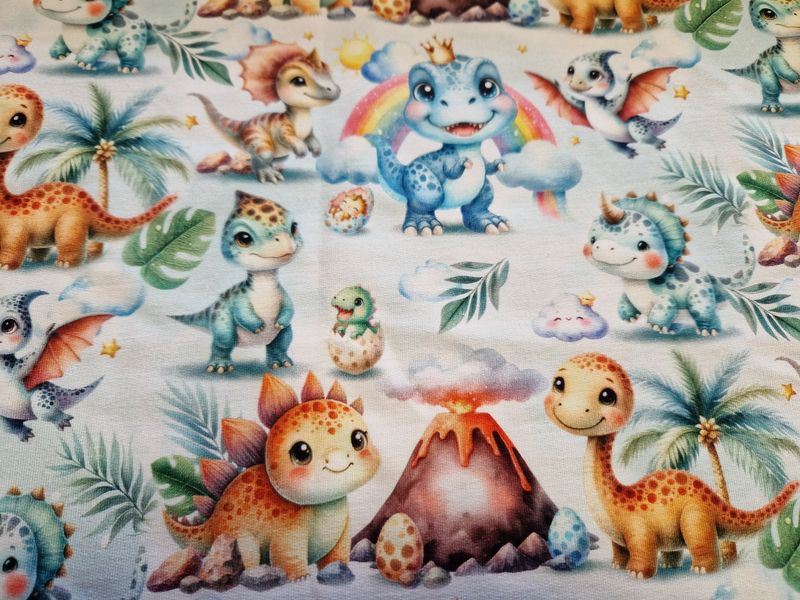 Sommersweat Dinos 40x180cm breit Sommersweat Dinos 40x180cm breit