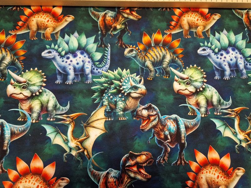Sommersweat Dinos 39x180cm breit Sommersweat Dinos 39x180cm breit