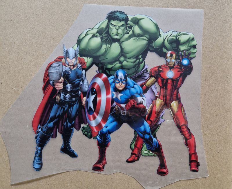Bügelbild Avangers 15x15cm 