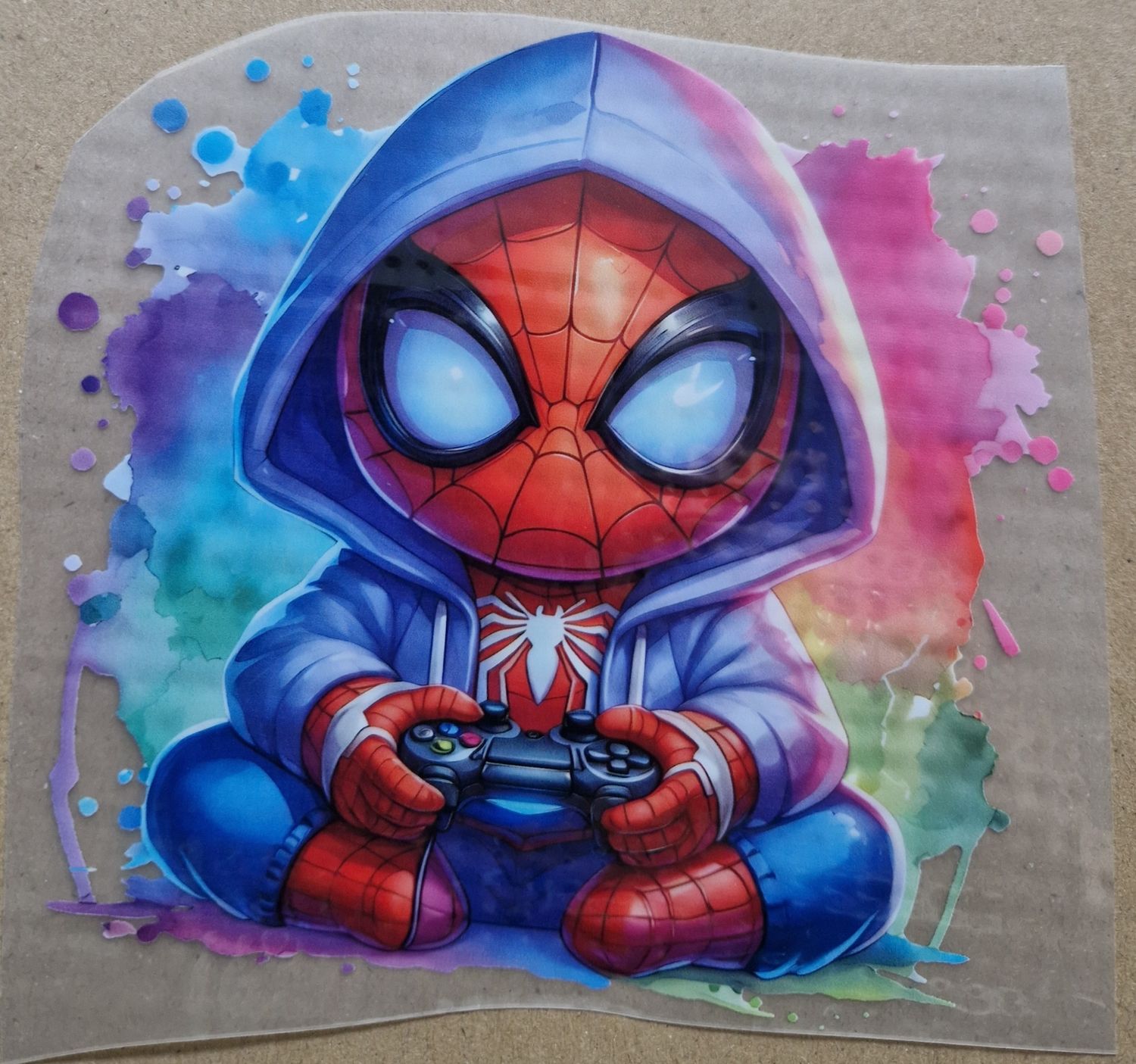 Bügelbild Spidey 15x15cm 