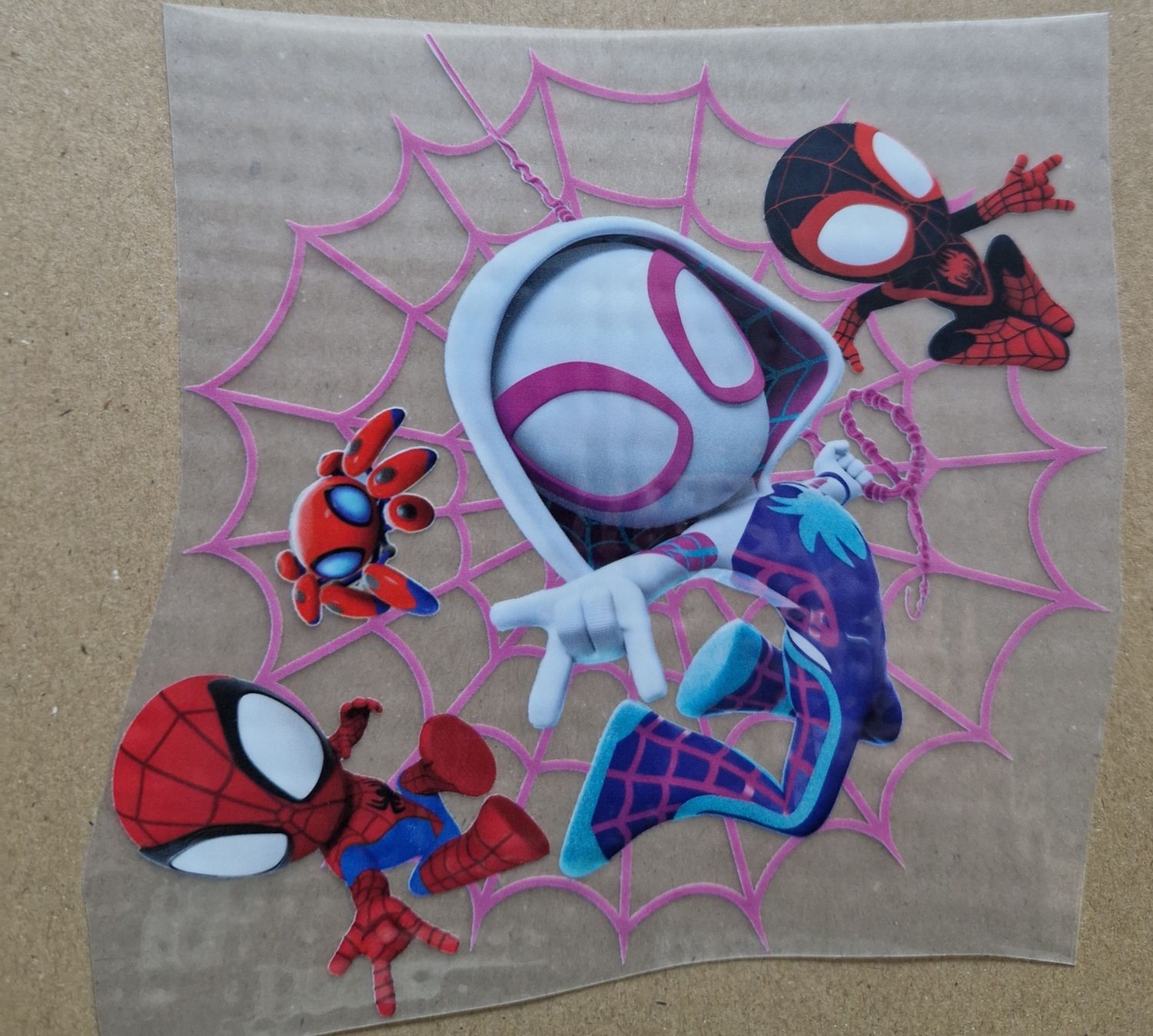 Bügelbild Spidey 15x15cm 