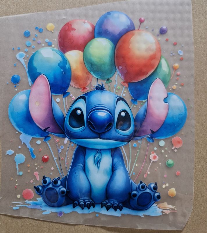 Bügelbild Stitch 15x15cm 