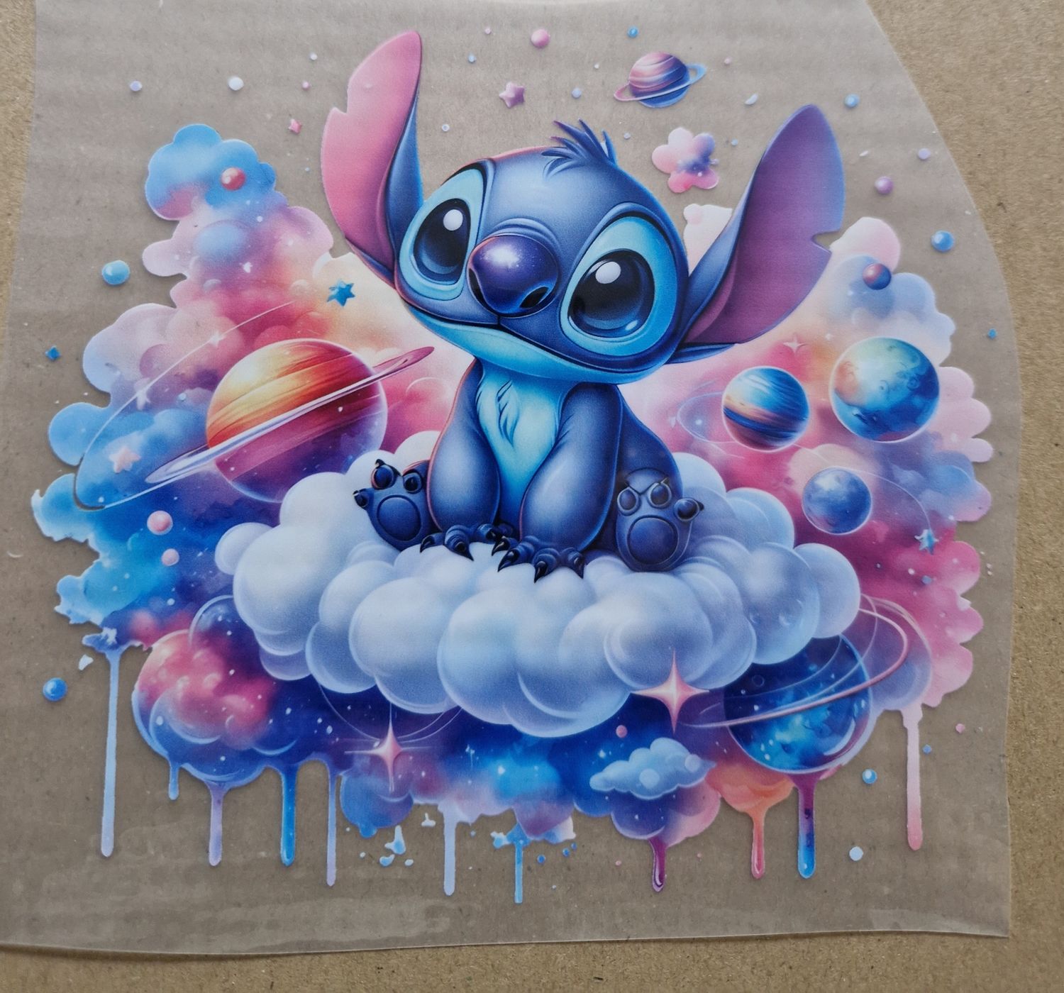 Bügelbild Stitch 15x15cm 