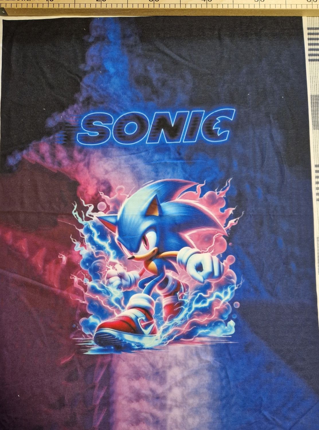Sommersweat Sonic 60x80cm hoch