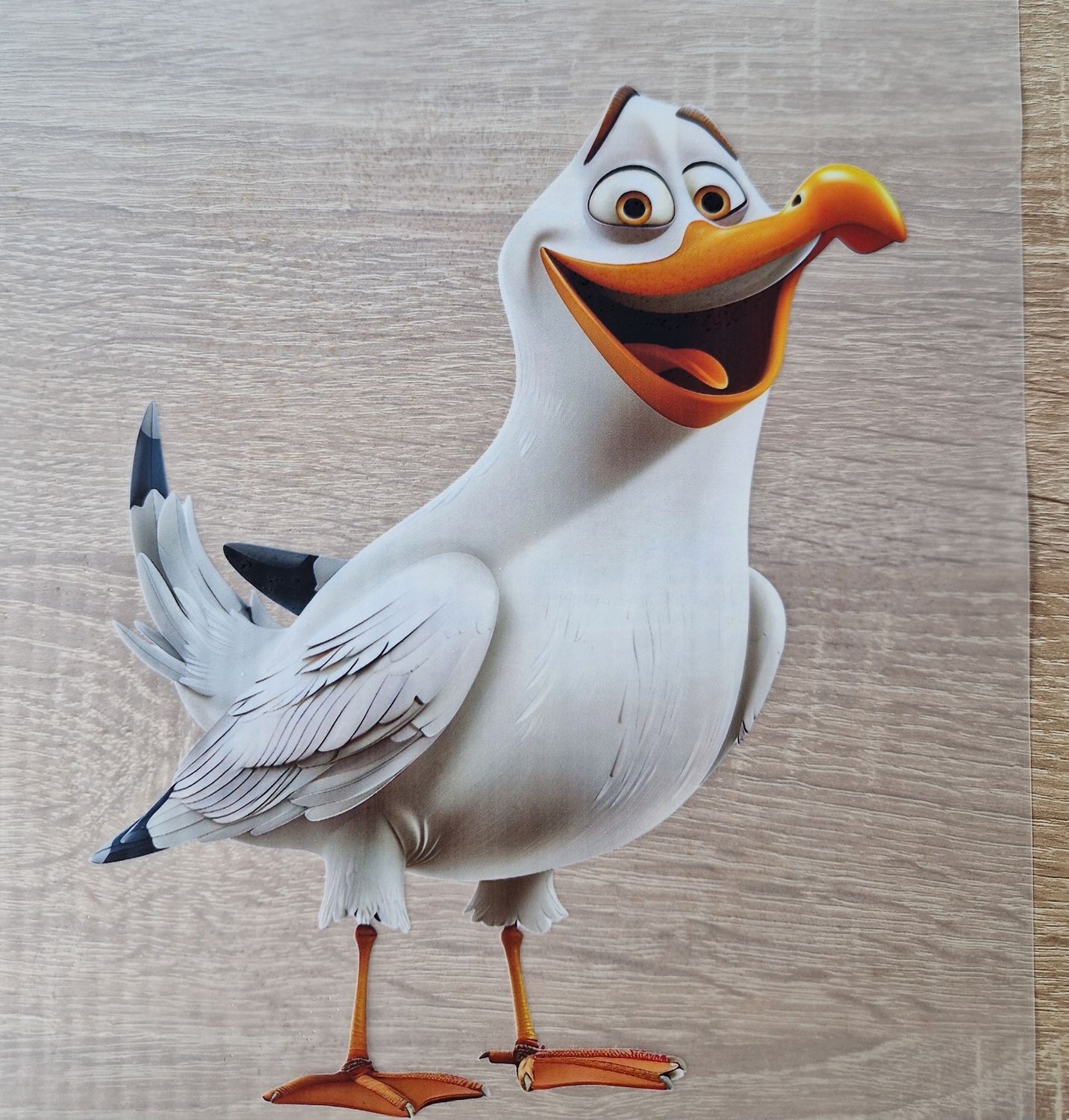 Bügelbild Möwen Nr.1 23cm hoch x 19cm breit 