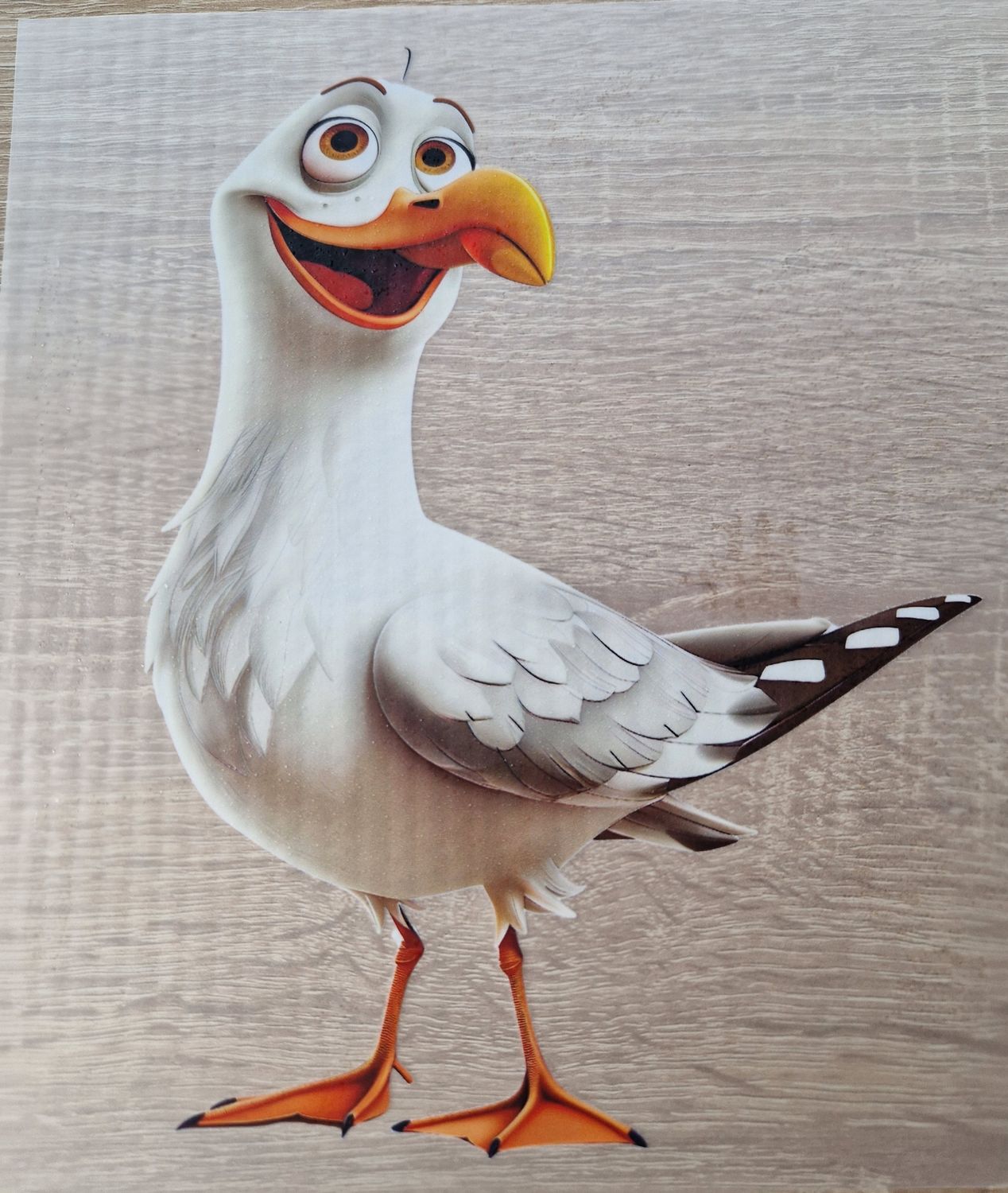 Bügelbild Möwen Nr.4 23cm hoch x 17cm breit 