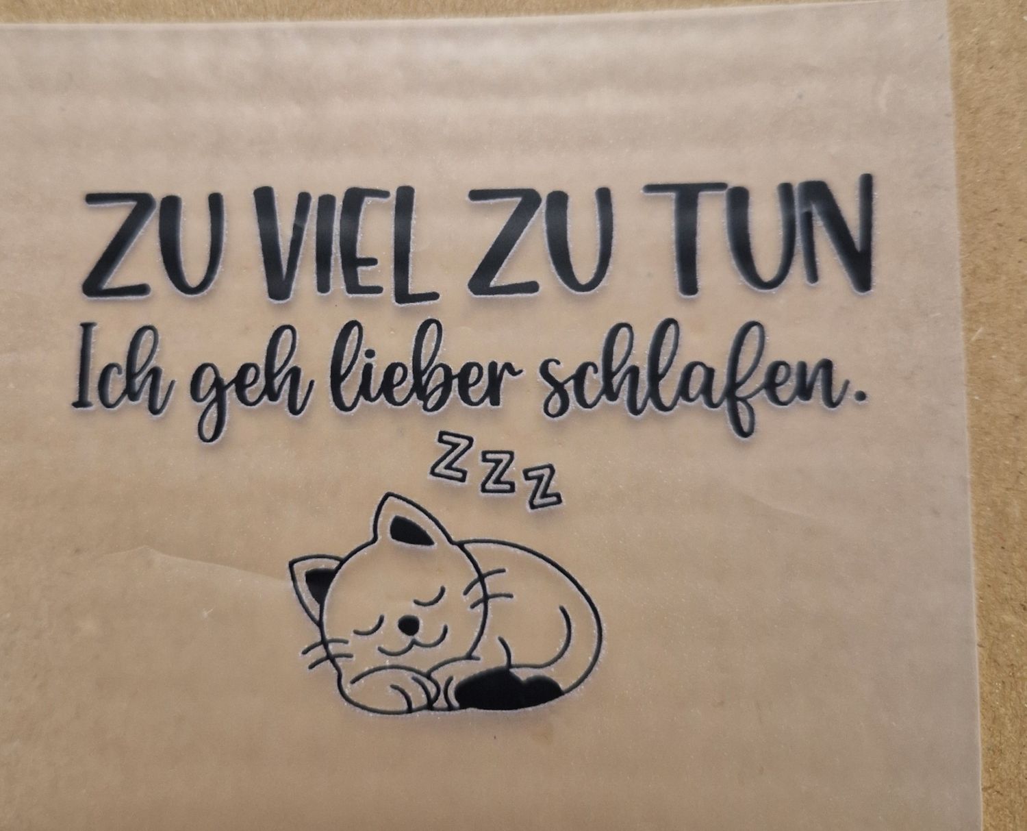 Bügelbild lustige Sprüche ca 8cm hoch