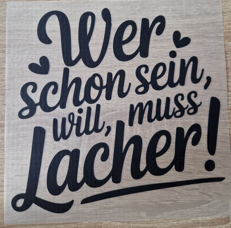 Bügelbild lustige Sprüche ca 23cm Bügelbild lustige Sprüche ca 23cm