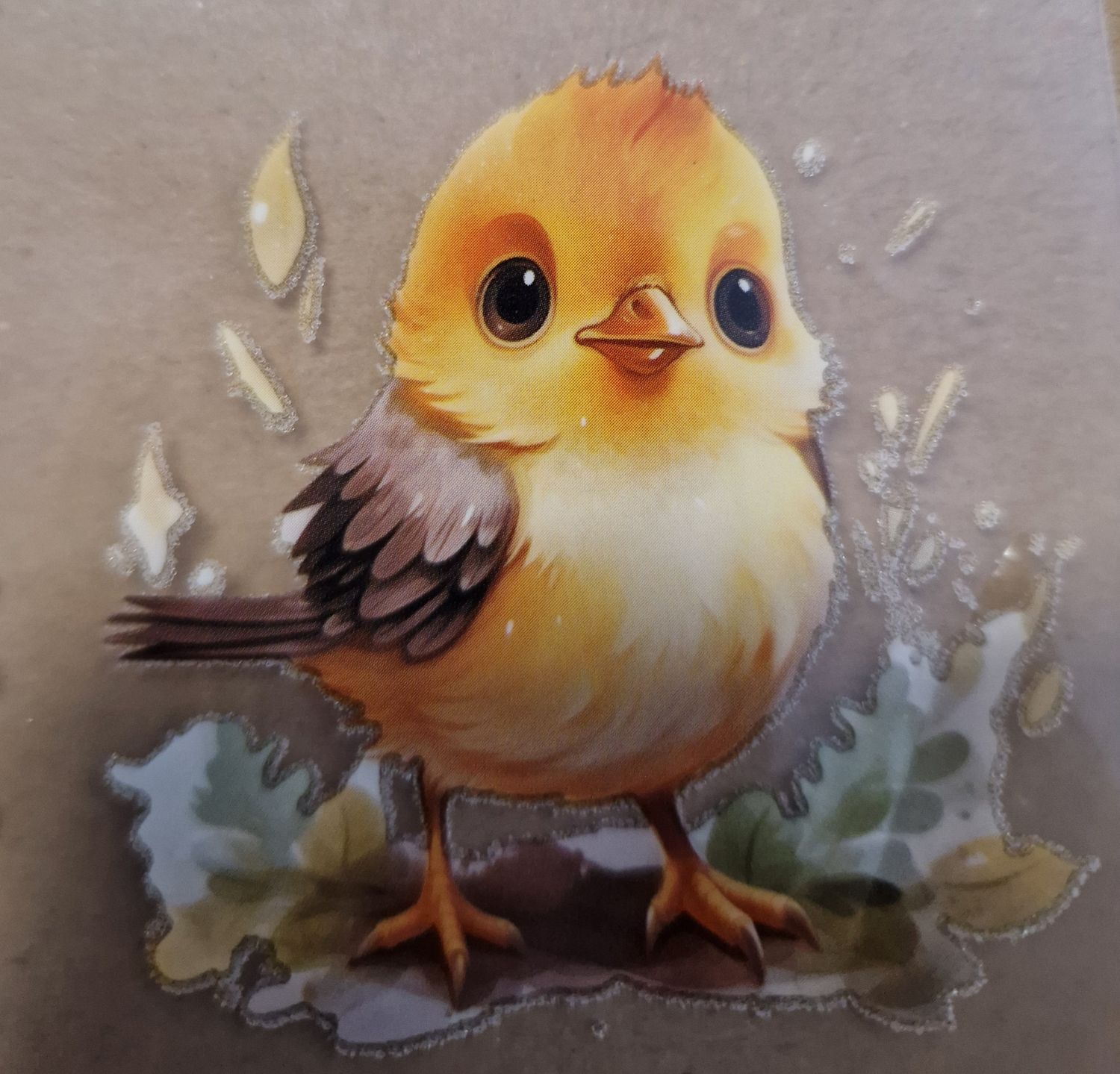Bügelbild niedliche Tiere ca 6x6cm 