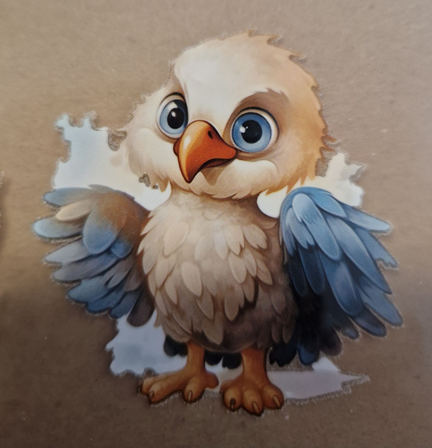 Bügelbild niedliche Tiere ca 6x6cm 