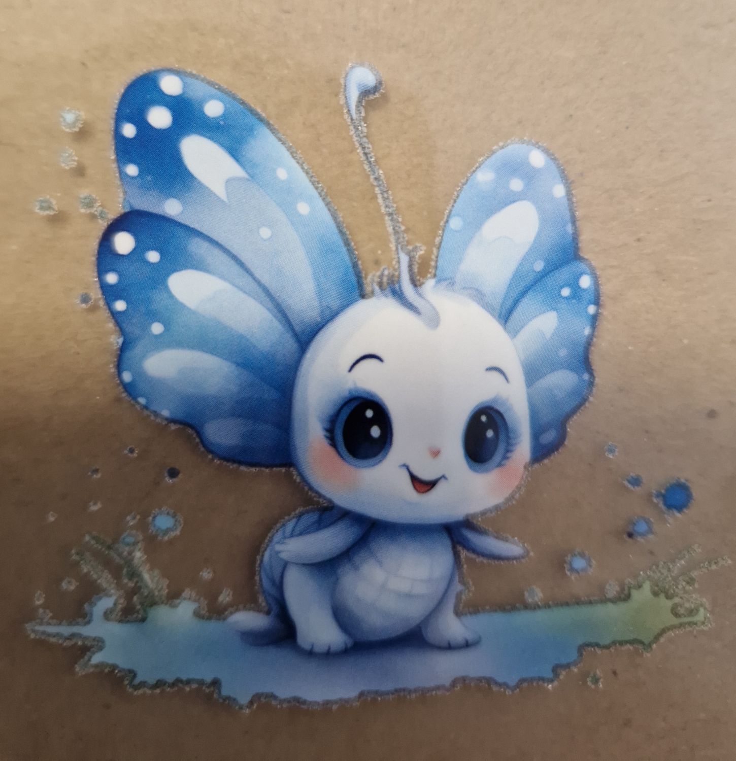 Bügelbild niedliche Tiere ca 6x6cm 