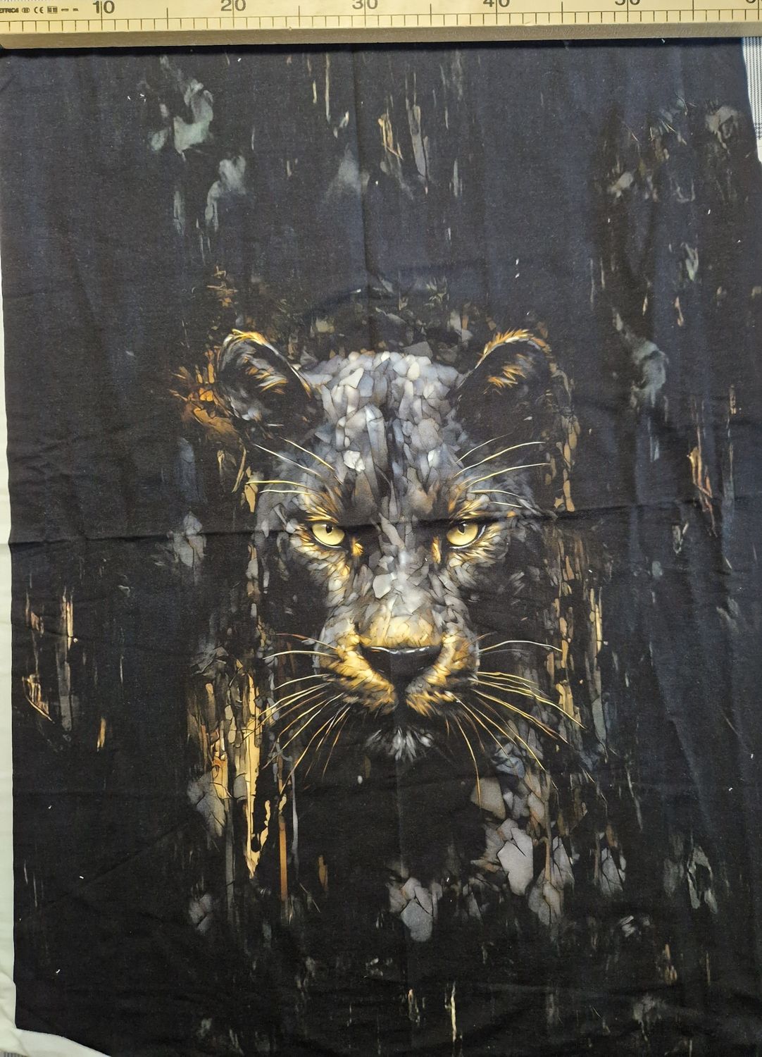 Sommersweat Panther Panele 60x80cm 