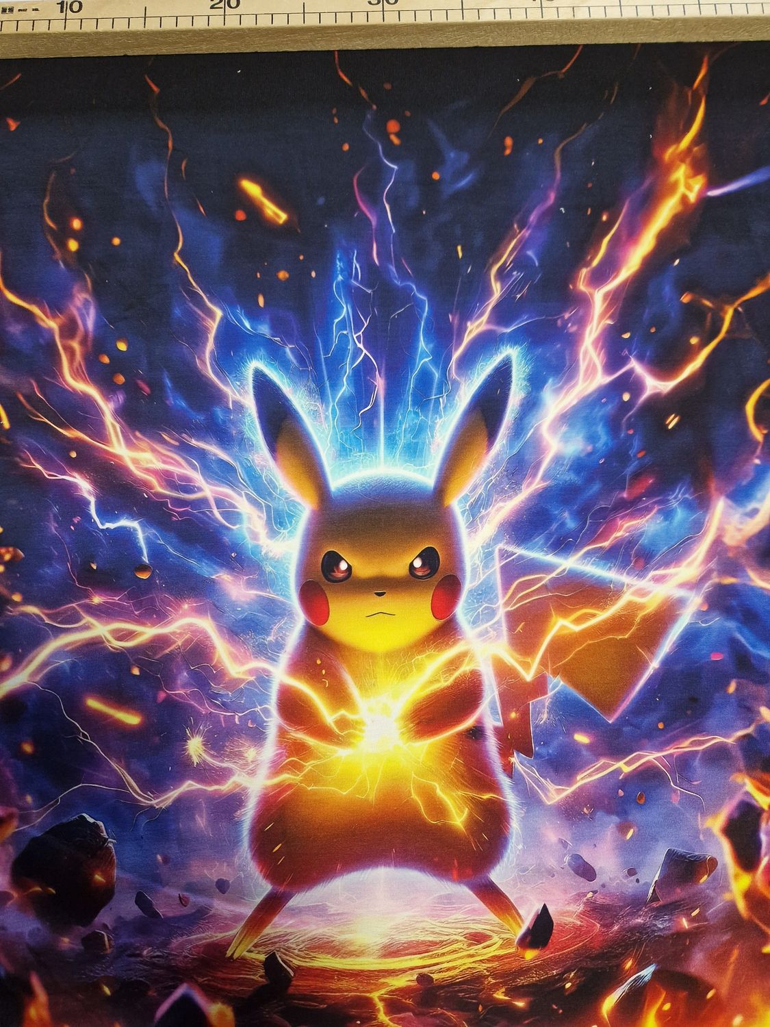 Sommersweat Pokemon Blitze 80cm x 180cm breit 