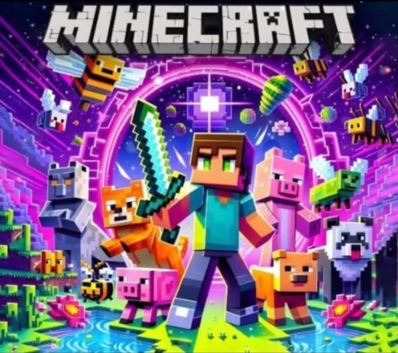 Sommersweat Minecraft Panele 40x40cm Sommersweat Minecraft Panele 40x40cm
