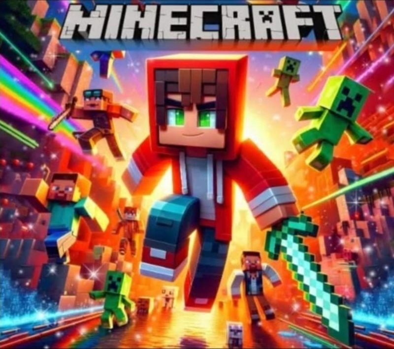 Sommersweat Minecraft Panele 40x40cm Sommersweat Minecraft Panele 40x40cm