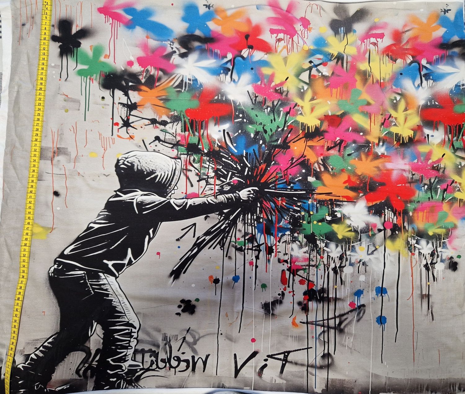 Sommersweat Graffity Panele 80x180cm 