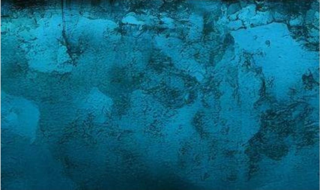 Sommersweat Galaxie petrol 50cm x 180cm breit 