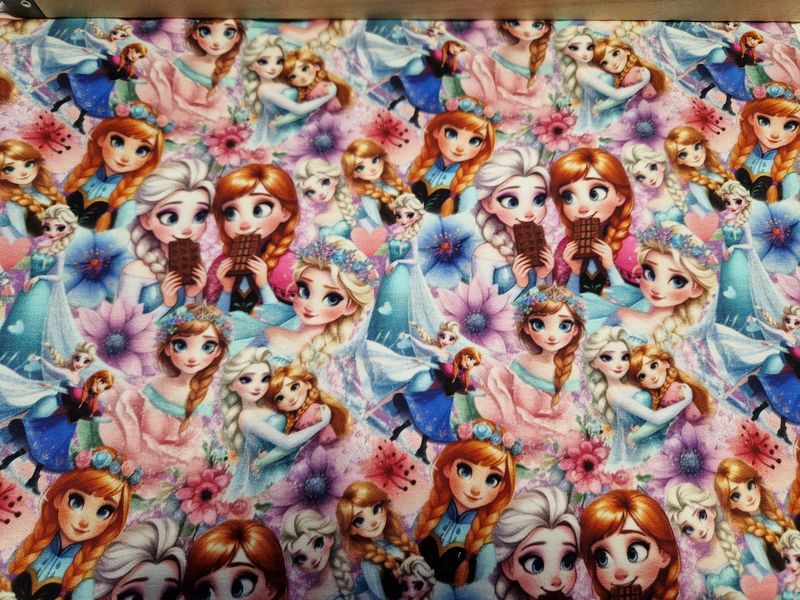 Sommersweat Elsa Frozen 45cm x 180cm breit Sommersweat Elsa Frozen 45cm x 180cm breit