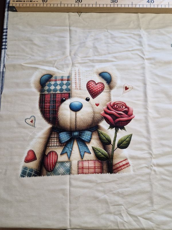Sommersweat Bärchen 70cm x 150cm breit Lieferung Anfang Juli 