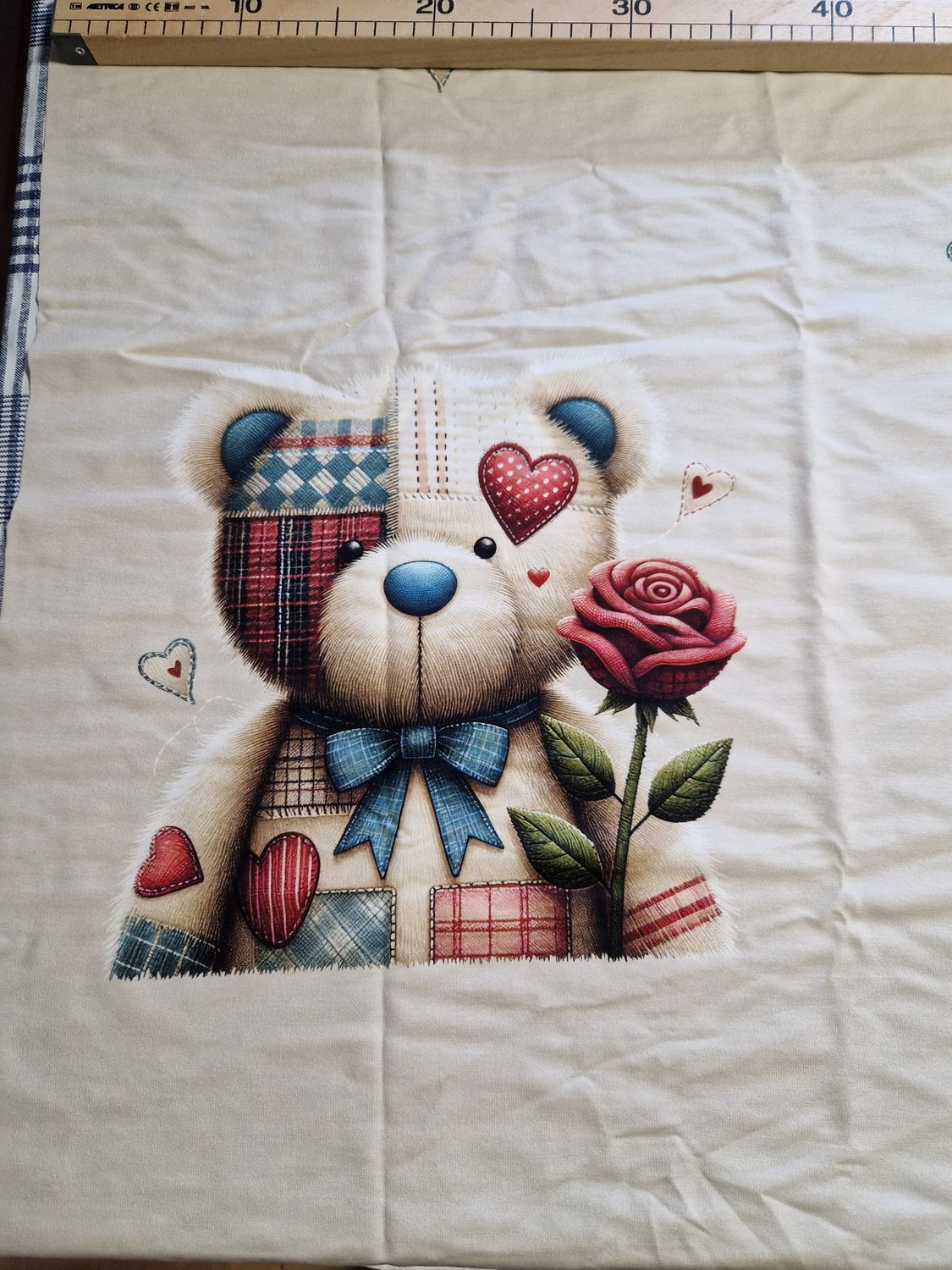 Sommersweat Bärchen 70cm x 150cm breit Lieferung Anfang Juli 