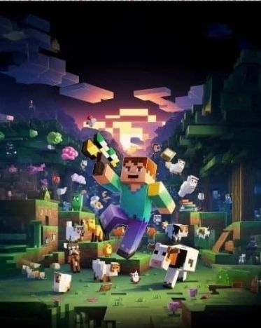 Sommersweat Minecraft Panele 80x180cm Sommersweat Minecraft Panele 80x180cm