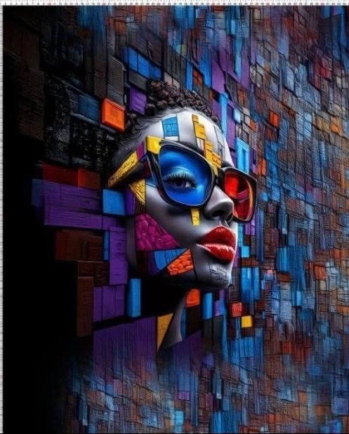 Sommersweat Gesicht Panele 80x180cm Sommersweat Gesicht Panele 80x180cm