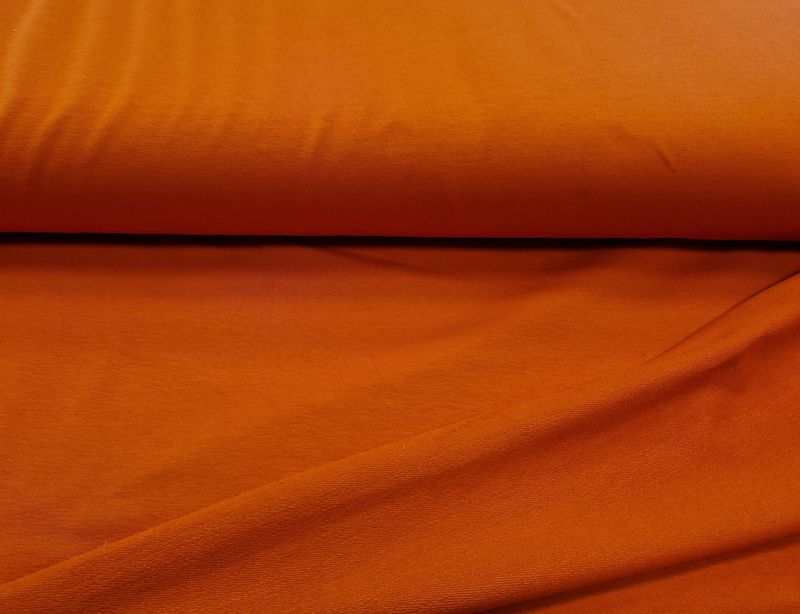 Sommersweat angeraut uni Cinnamon 48cm x 180cm breit Sommersweat angeraut uni Cinnamon 48cm x 180cm breit