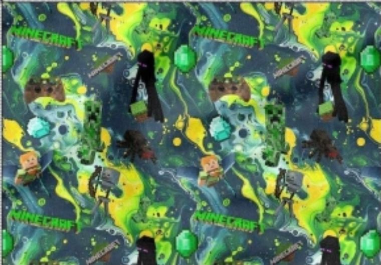 Sommersweat Minecraft 50cm x 180cm breit Sommersweat Minecraft 50cm x 180cm breit