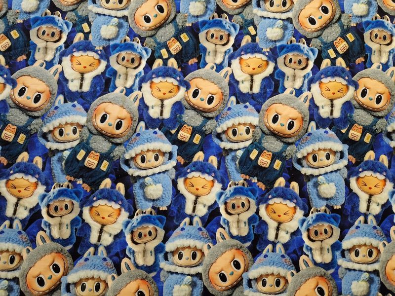 Sommersweat Labubu 50cm x 180cm breit Sommersweat Labubu 50cm x 180cm breit