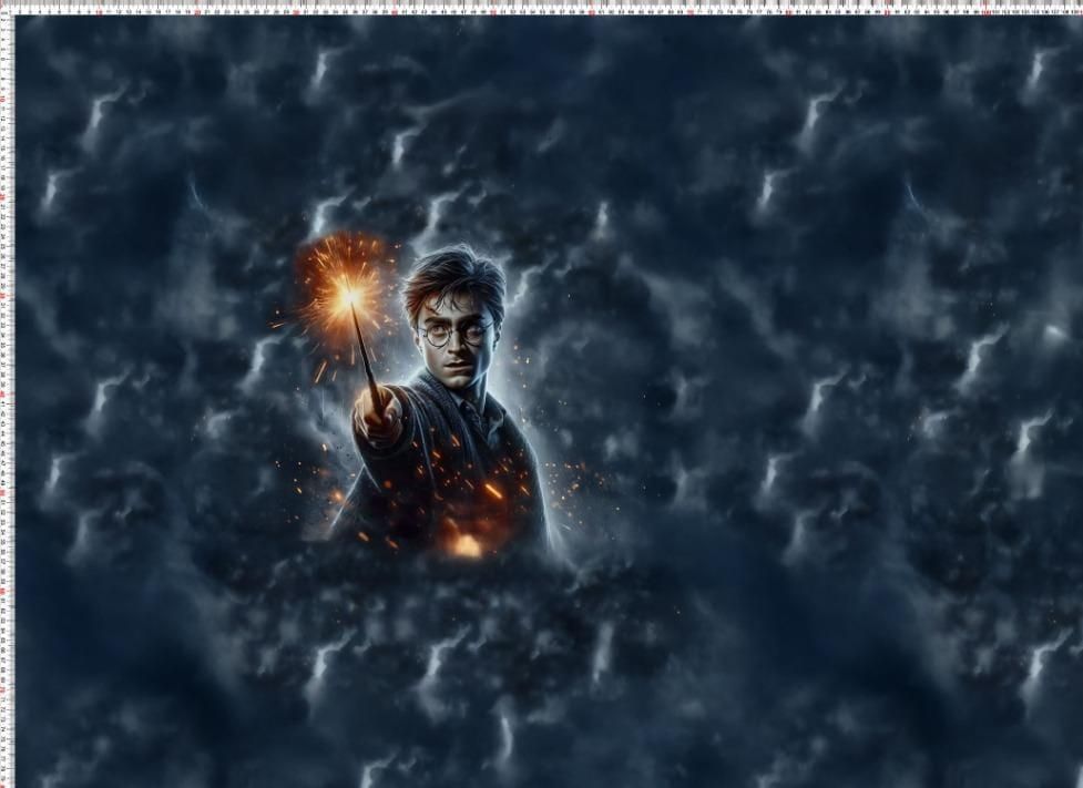 Sommersweat Harry Potter Panele 75x180cm 