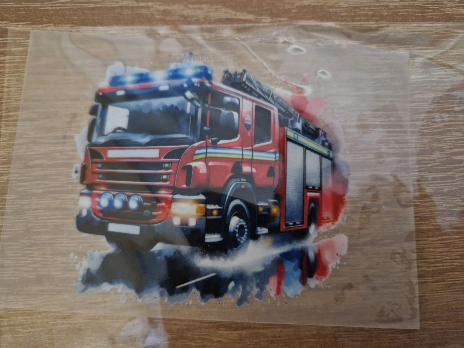 Bügelbild Feuerwehr ca 9cm 