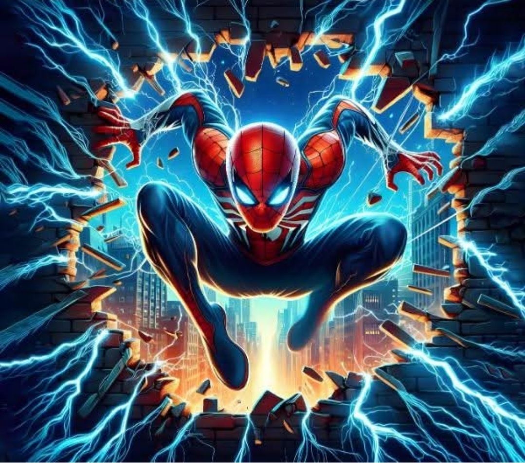 Sommersweat Spiderman Panele Lieferung Oktober 