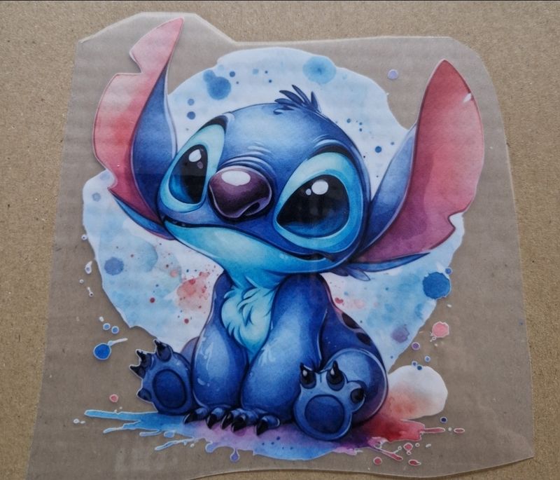 Bügelbild Stitch 10x10cm  Bügelbild Stitch 10x10cm