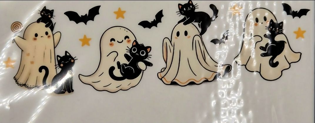Bügelbild Halloween 10x10cm Lieferung Anfang Oktober 