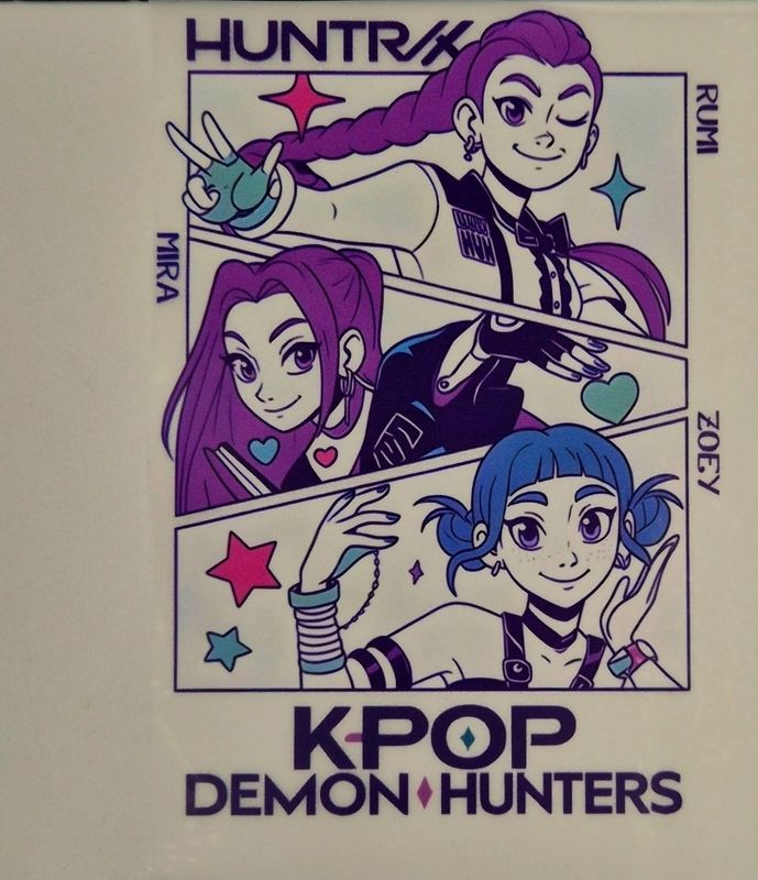 Bügelbild KPop 10x10cm 